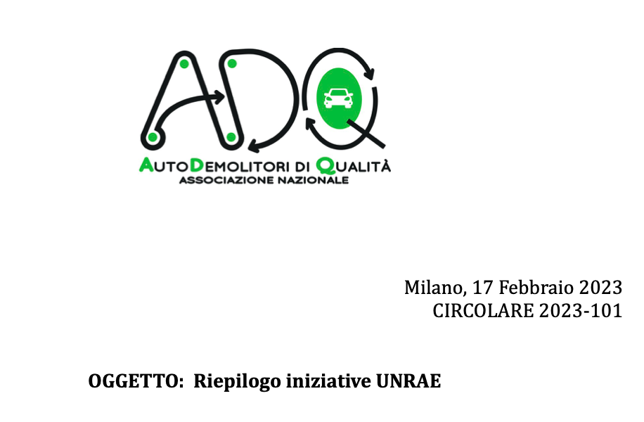Circolare UNRAE