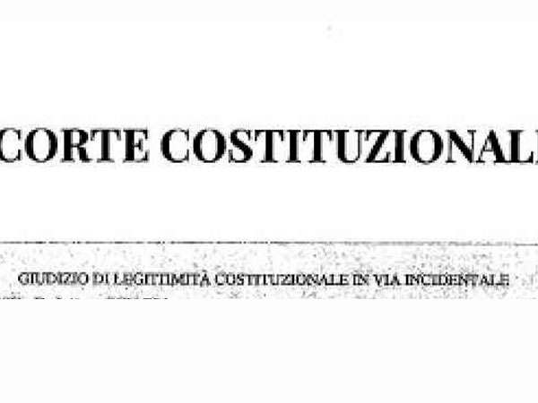 corte costituzionale